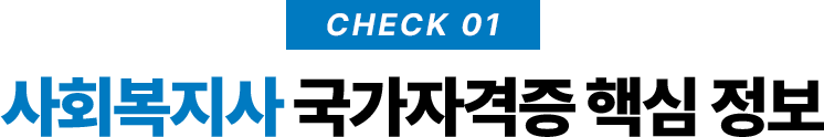 사회복지사 국가자격증 핵심 정보